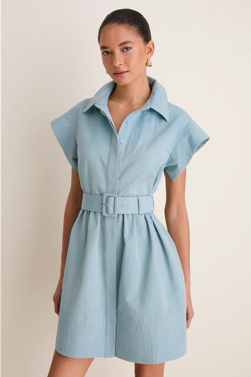 Vestido mini azul marino