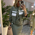Moretti - Conjunto chaqueta y vestido