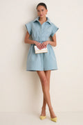Vestido mini azul marino