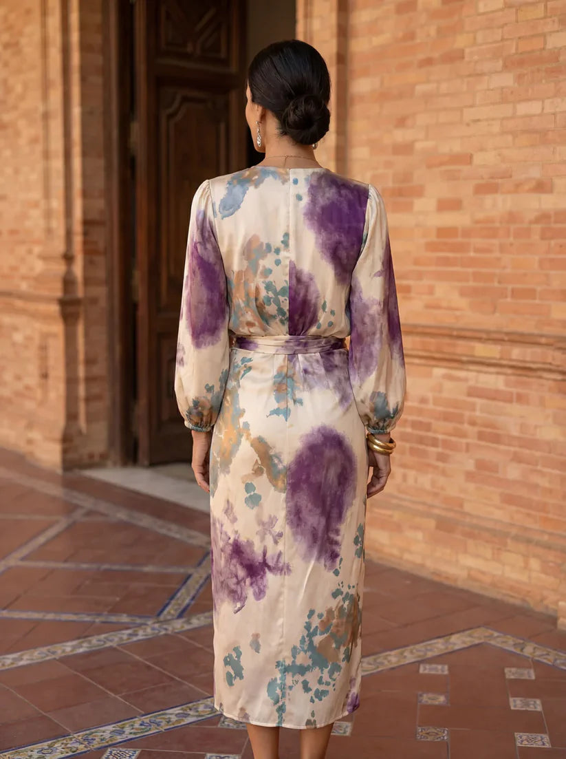 AZUZENA - Vestido multicolor