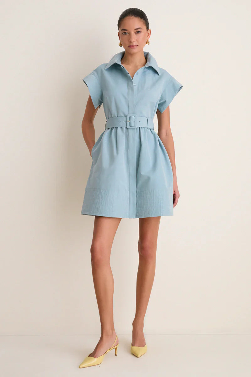 Vestido mini azul marino